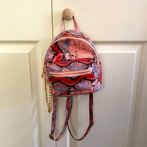 Snakeskin Mini Bookbag!